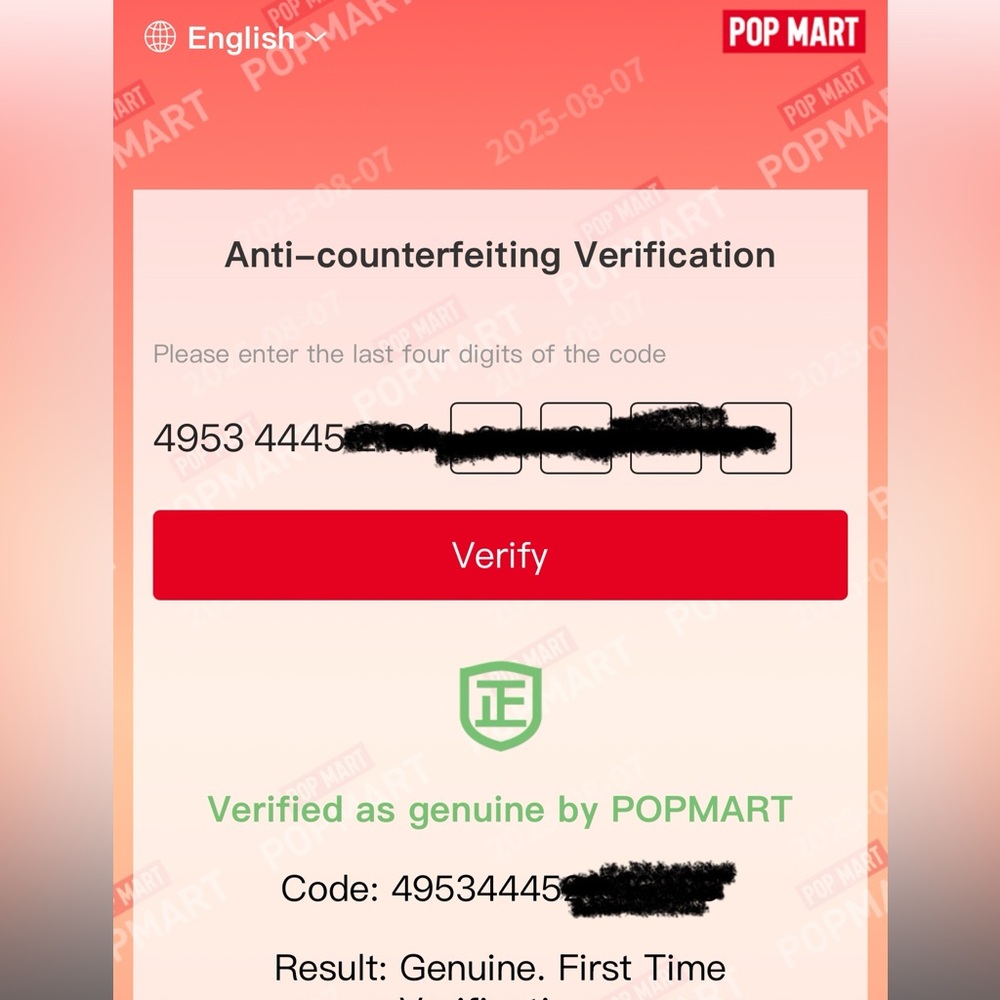 ❗️SOLD❗️Authentic POP MART LABUBU x Pronounce- Wings of Fortune Vinyl Plush - Picture 8 of 8